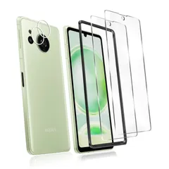 【人気商品】【4枚セット】2枚 対応 AQUOS sense8 SH-54D 用のガラスフィルム + ２枚 対応 AQUOS sense8 SHG11 カメラ フィルム 超薄型 強化ガラス 保護フィルム AQUOS sense8 SH-54D / SHG11のサムネイル
