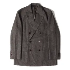 美品 Acne アクネ ジャケット サイズ:44 メランジ ウール ダブルブレスト テーラード ジャケット ピークドラペル ボックス ブラウン アウター ブルゾン ブレザー ブランドのサムネイル