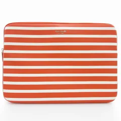ケイトスペード KATE SPADE PCケース タブレットケース ボーダー柄 オレンジ /BL 0927のサムネイル