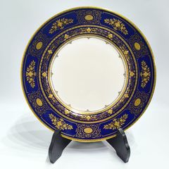 Noritake ノリタケ ハンドペイント オープンワーク 金彩薔薇 浅井浩氏