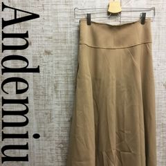 Andemiu/アンデミュウ　ハイウエストタックフレア　スカート　サイズM　新品