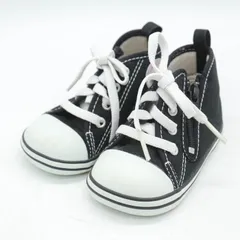 コンバース スニーカー ローカット オールスター シューズ 靴 黒 ベビー 男の子用 12サイズ ブラック CONVERSE 【中古】