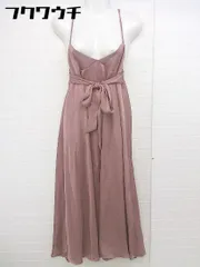◇ INTER FACTORY インターファクトリー ウエストマーク キャミソール ロング ワンピース サイズFree ピンク レディース 【中古】 【1105170002102】