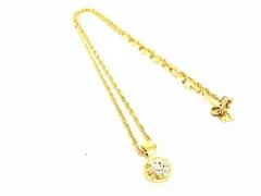 ■美品■ NINA RICCI ニナリッチ ラインストーン ネックレス ペンダント アクセサリー レディース ゴールド系 DE6168