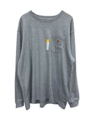 Carhartt (カーハート) Workwear LS Pocket T-Shirt ロンT 長袖Tシャツ  K126 XL グレー HEATHER GRAY メンズ/045