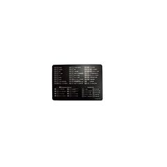 マウスパッド　ショートカットキー表モノクロ　ＭＰＳ－２－１