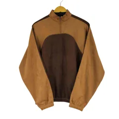 サスクワァッチファブリックス SASQUATCHfabrix. FAUX SUEDE MOCKNECK HALF ZIP メンズ JPN：L のサムネイル