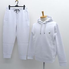 EMPORIO ARMANI / エンポリオアルマーニ ◆セットアップ/パーカー/スウェットパンツ/ホワイト/サイズL/タグ付き 8N1MD0 【メンズ/MEN/男性/ボーイズ/紳士】 メンズファッション【中古】 