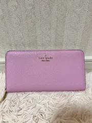 kate spade ケイトスペード　長財布 ラウンドファスナー ピンク レザー　国内正規店品