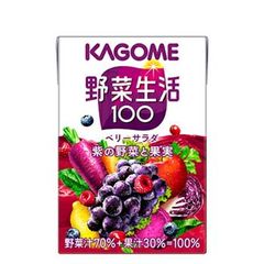 カゴメ 野菜生活100 ベリーサラダ　100ml×30本/フルーツジュース・果実ジュース/フルーツ・野菜ジュース　KAGOME/野菜生活100/まとめ買い