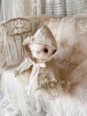 Miss Sheep 羊 アーティストベア 海外作家様 ハンドメイド ぬいぐるみ