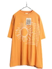 【お得なクーポン配布中!】 デッドストック 90s USA製 メッセージ アート プリント 半袖 Tシャツ メンズ XL / 新品 90年代 オールド シングルステッチ ヘビーウェイト