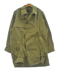 B15628 美品 グラウンドワイ 22ss リネンダブルブレストコート 黒3 item344144301901-1-2.jpg