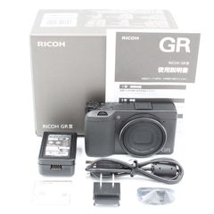 ショット数2913回、元箱付き。★新品級★ RICOH リコー GR III