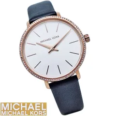 【新品】マイケルコース 腕時計 レディース 時計 レザー ネイビー MICHAEL KORS MK MK2804 MK-2804 プレゼント ギフト 女性用 カジュアル 通勤 通学 無料ラッピング可