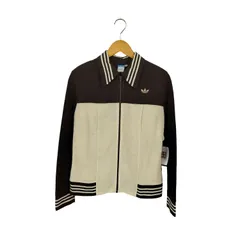 アディダス adidas 70s ユーロ トレフォイルロゴワッペン 襟付き アクリルウール トラックジャケット OPTI メンズ UK：42 