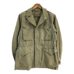 50年代 米軍実物 U.S.ARMY M-43 フィールドジャケット ヴィンテージ ミリタリー オリーブ (メンズ M相当) 中古 古着 S5018