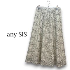 エニィスィス any SiS 花柄フレアスカート【2(M相当)】