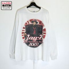 00s Jay-Z DELTA Roc-A-Fella Records 2003 HIP-HOP 長袖Ｔシャツ メンズ 表記XLサイズ