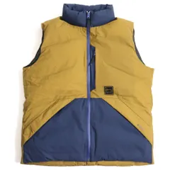 【ドンドン見直し】未使用▽20AW ウールリッチ WJVE0004 KATAHDIN ゴアテックス 2レイヤー ダウンベスト マスタード×紺 USA M メンズのサムネイル