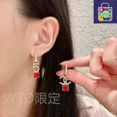 【今日特価】Chanel ヴィンテージ アルファベットピアス 送料無料です