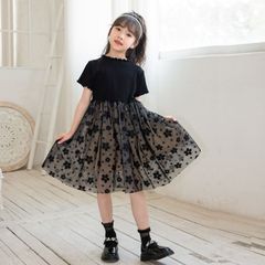 チュール ワンピース キッズ ドレス ボリューム 膝丈 子供 女の子 結婚式 ドレス ピアノ発表会 フォーマル 卒業式 キッズ 七五三 入園式 かわいい