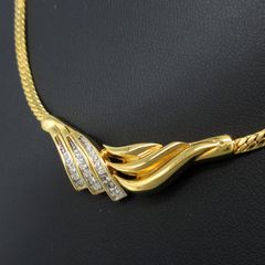 ニナリッチ NINA RICCI レディース ネックレス ペンダント ラインストーン 管理11771
