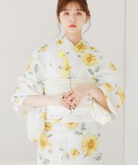 はんなり桜花いろ】Dita ディータ 浴衣 5点セット レディース