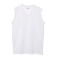 ヘインズ Hanes【２枚組】大きいサイズ ＸーＴＥＭＰ ＶネックスリーブレスＴシャツ タンクトップ ランニング 無地 インナーＴシャツ アンダーウエア― 下着 パックＴ メンズ HM3EZ701+ 010 MENS X-TEMP WHITE