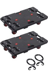 平台車 大型 連結 【2台組】 60×40.5×13㎝ 耐荷重300kg