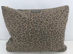 ◇ BARDOT ROSE バルドロゼ 豹柄 レオパード クラッチ バッグ ベージュ ブラック系 レディース P 【1307250008381】