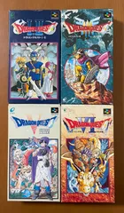 SFC ドラゴンクエスト ENIX スーパーファミコンソフト　箱説ハガキ付き 4本セット