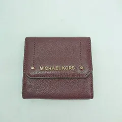 ◇ michael kors 2つ折り カード お札 小銭 ミニ コンパクト ベーシック 財布 表記なし レッド レディース E 【1308290058084】