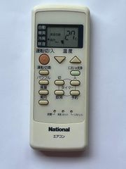 パナソニック ナショナル National エアコンリモコン A75C2412(中古品)