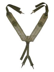 アメリカ軍 Y型 サスペンダー OD 画像現品a