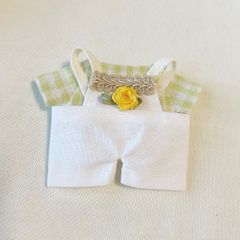 あんスタ　ぬい服　ホワイトサロペット