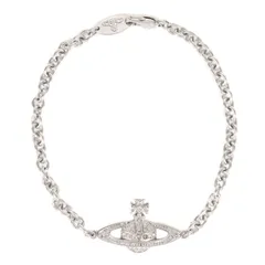 vivienne westwood ヴィヴィアン ウエストウッド ラインストーン オーブ ブレスレット / ハンドメイド ジュエリー アクセサリー シルバー ブランドのサムネイル