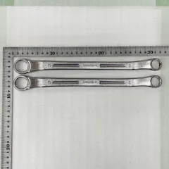 サンキ メガネレンチ 17-21 2本セット 工具 自動車 整備 土木建設 鉄工のサムネイル