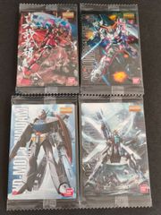 aca273 ガンダム ガンプラ パッケージ アート コレクション ウエハース バンダイ 未開封 027 041 054 056 ユニコーン ガンダム ターンエーガンダム ガンダムX