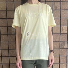 ☆2024春夏入荷☆ PATOU パトゥ JE0299999 オーガニックコットン ロゴ入り Tシャツ カットソー  213M  イエロー