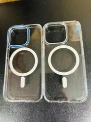 iPhone15 pro クリア ケース カバー 黄変防止 透明 MagSafe対応 ワイヤレス充電対応 マグネット搭載 耐衝撃 アイフォン 自動吸着 高透過率