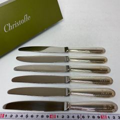 ✧仏蘭西高級銀器クリストフルシルバー銀P カトラリー6本セット アルビ