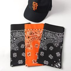 【3枚セット】MLB サンフランシスコ・ジャイアンツカラー HAV-A-HANK/ハバハンク オリジナル ペーズリーバンダナ アメリカ製 新品 GIANTS-