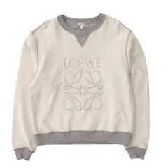 超美品 正規品 LOEWE スウェット ロエベ アナグラム トレーナー ホワイト ロエベ LOEWE LOEWE トレーナー ANAGRAM SWEAT アナグラム