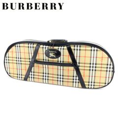 バーバリー バイオリンケース 楽器ケース ノバチェック ベージュ ブラック キャンバス×レザーBURBERRY レディース プレゼント 贈り物 オシャレ 大人 ファッション  T7401 