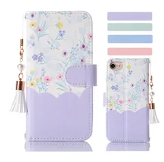 iPhone SE ケース [第2世代]2020/iPhone SE3 ケース 手帳型 iPhone８/iPhone７/iPhone6/6sケース手帳 iPhone SE3 ケース[第3世代] 2022 かわいい おしゃれストラップ付き カード収納 財布型 人