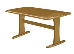 関家具(Sekikagu) 大川家具 ダイニングテーブル ライトブラウン 幅150 T字脚 天板厚40mm マリード 344476