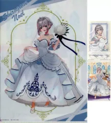 【中古】グッズセット 白銀ノエル クリアファイル＆ステッカー 「一番くじ ホロライブ ～Wedding Dress Style～」 クリアファイル＆ステッカー賞