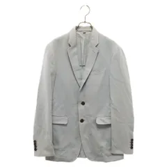 BURBERRY (バーバリー) コットンツイル 2Bテーラードジャケット サイドベンツ ライトブルーのサムネイル