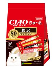 チャオ (CIAO) 猫 ちゅ~る 贅沢バラエティ 80本 